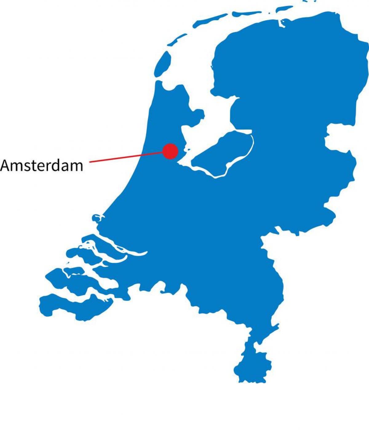 Carte de la capitale des Pays-Bas