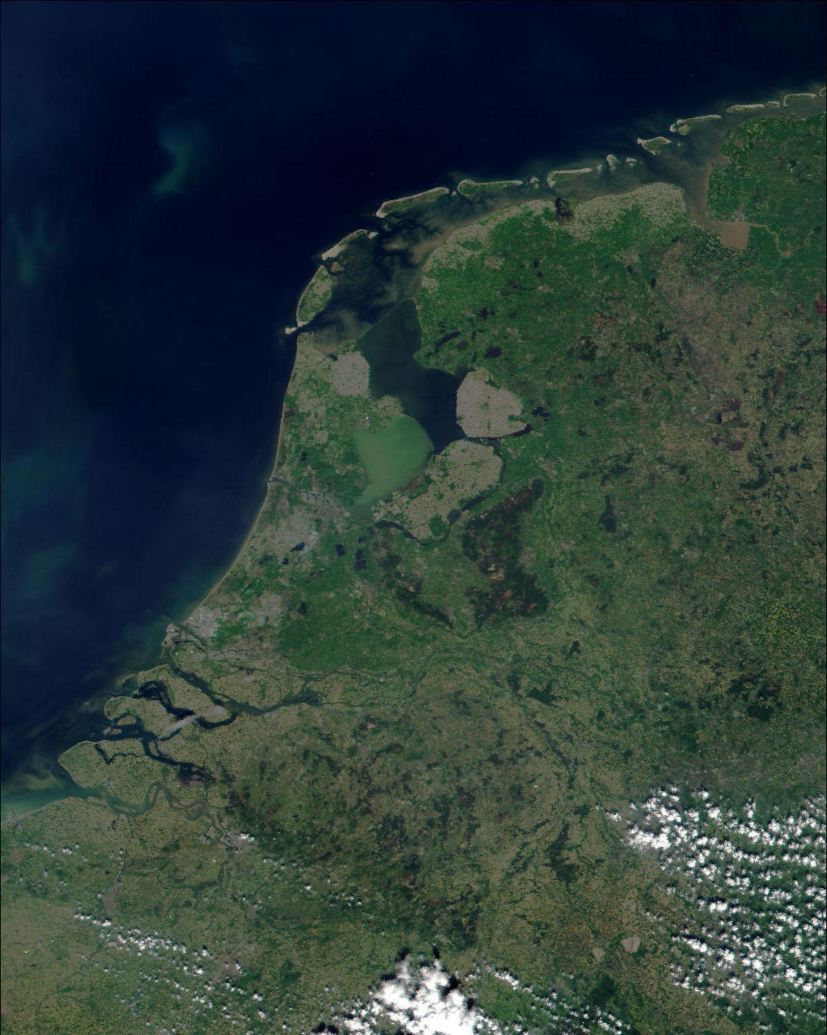 Carte du ciel des Pays-Bas